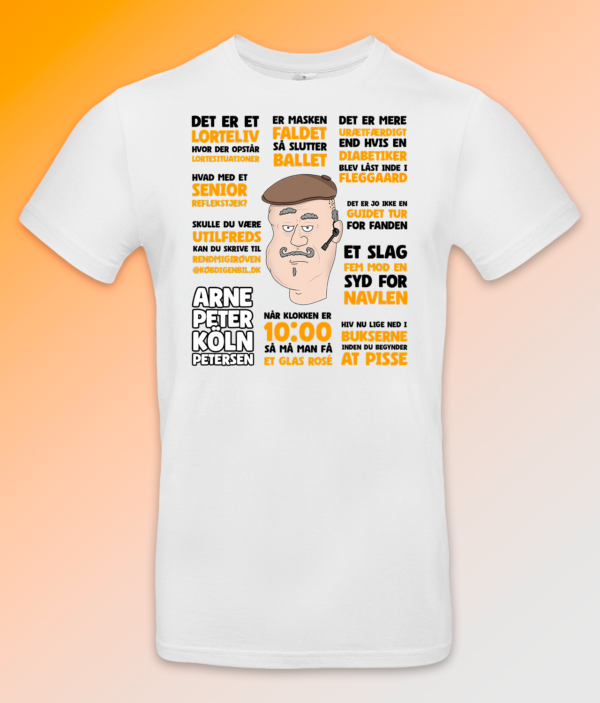 Arne hvid t shirt ny