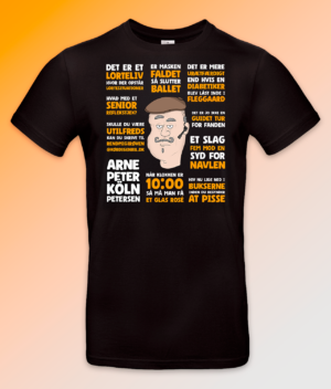 Arne sort t shirt ny
